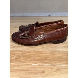 GH Bass Kiltie Tassel Loafers Size 10.5D Brown  Cordovan Leather Shoes -weejuns